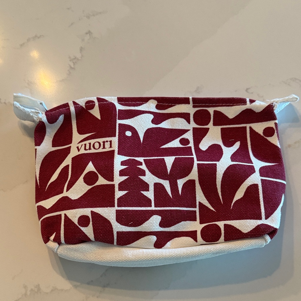 Brand New Vuori Strawberry Canvas Pouch